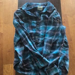 American Eagle Destroyed Flannel